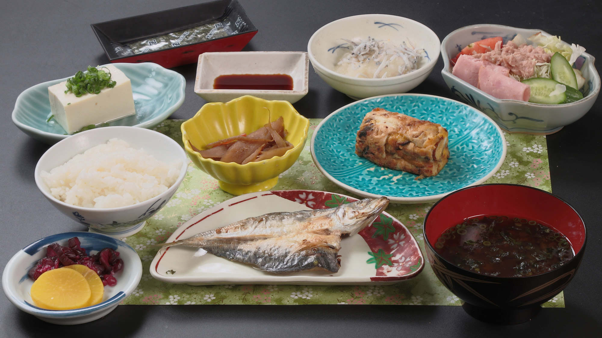 料理_朝食_手作り和風朝食一例*