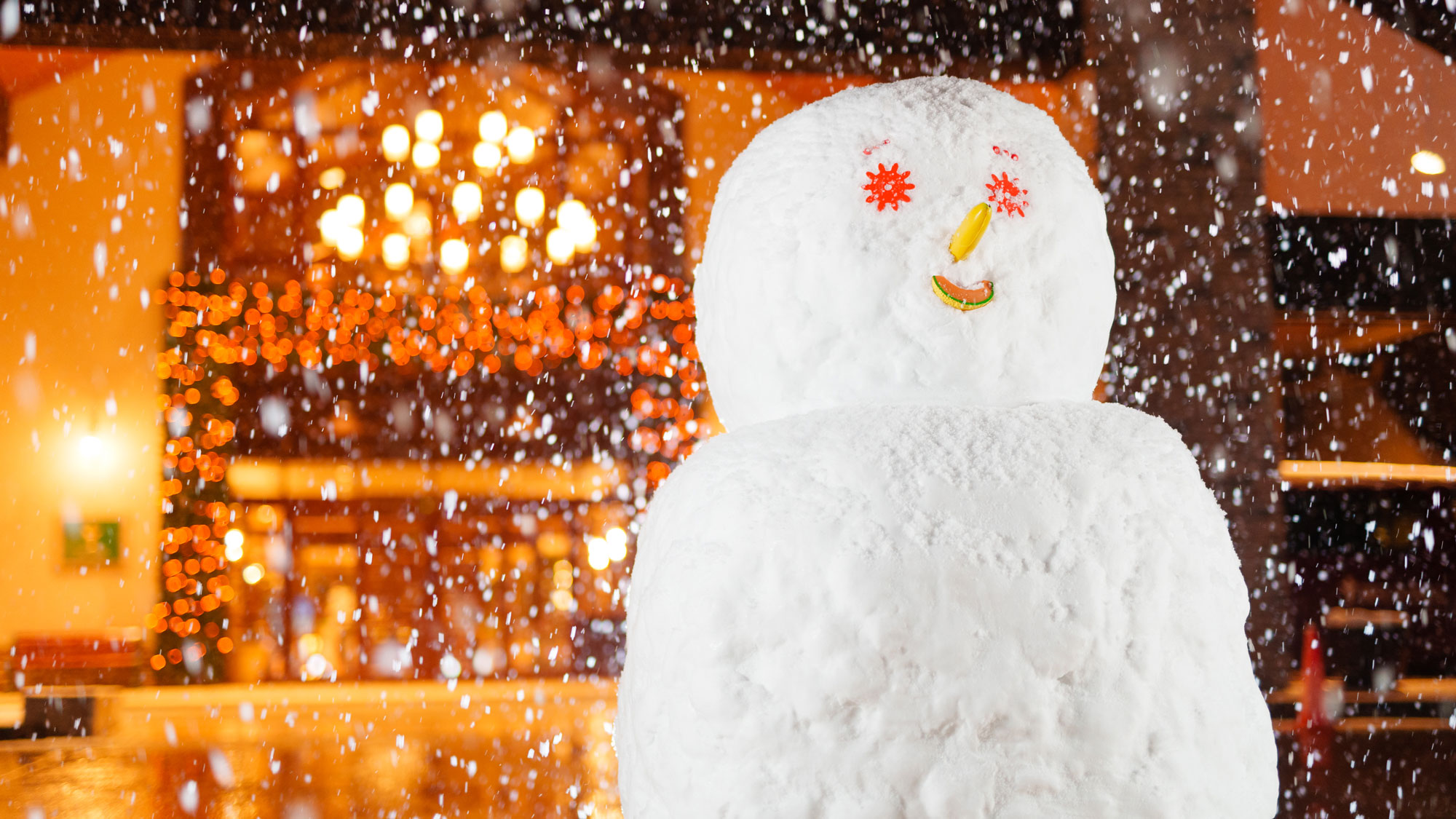【冬のお楽しみ】ウェルカム雪だるま