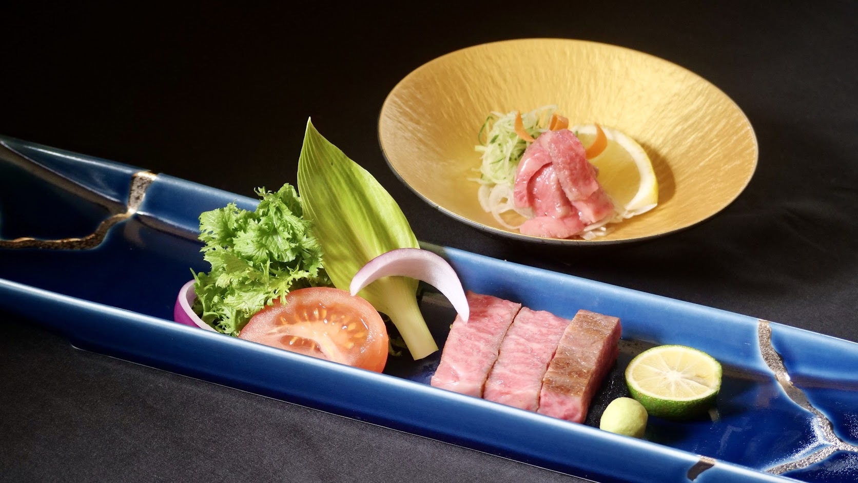 【個室確約★増田牛特選美食会席】伊勢海老×ココファームグラスワイン付｜ワンランク上の会席料理