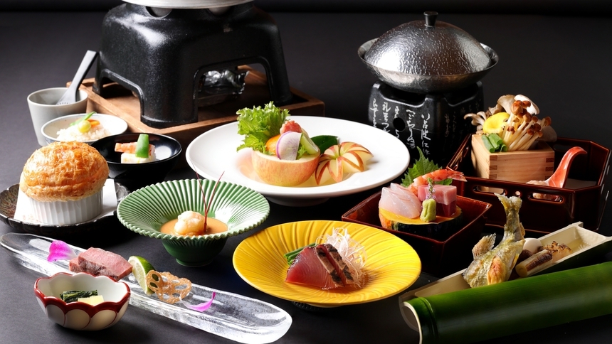 【基本プラン】マウンテンリゾートが魅せる本物の四季の美しさ！季節替わりの四季彩会席！個室確約