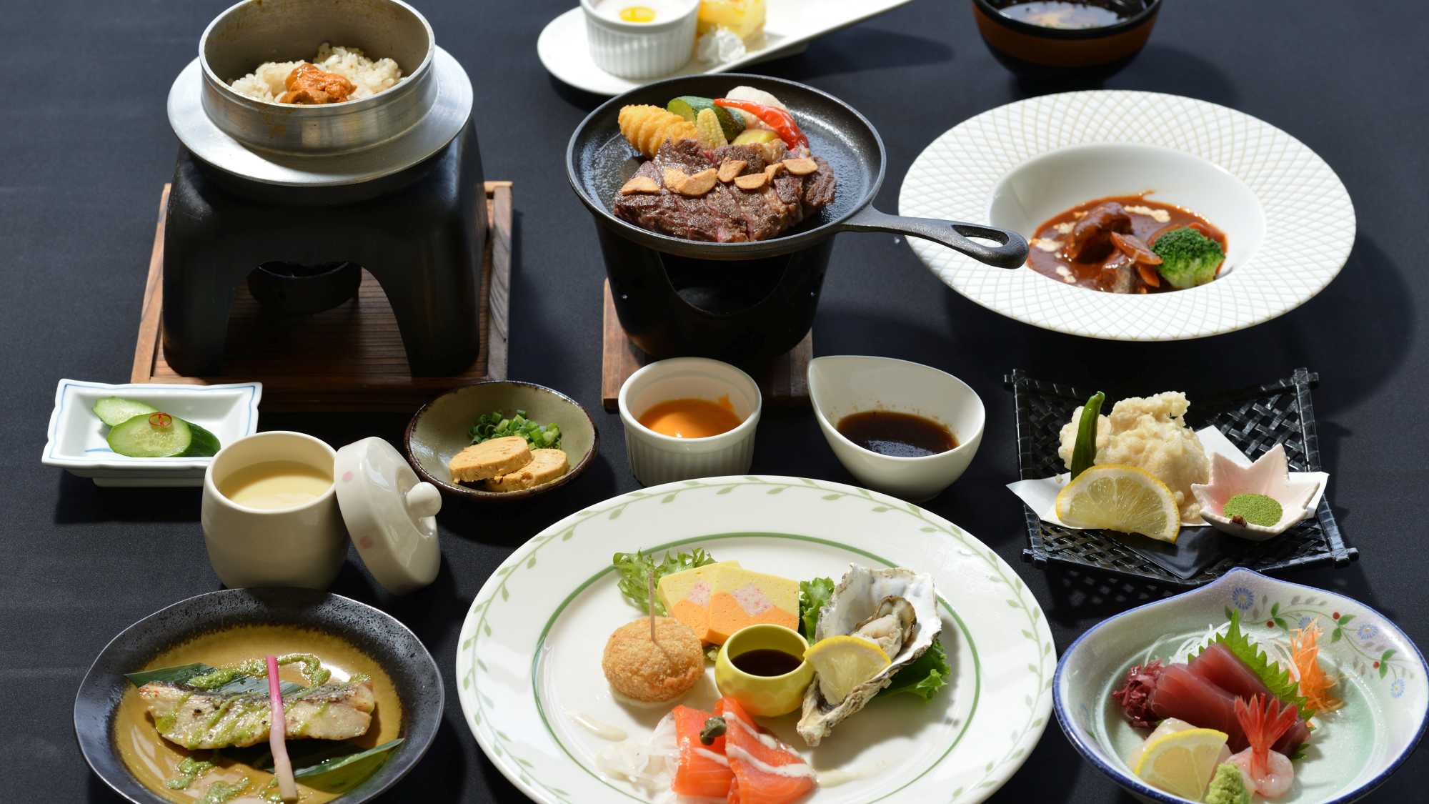 *【美禄会席】料理長おすすめ！地元食材を使用した一番人気の「美禄会席」