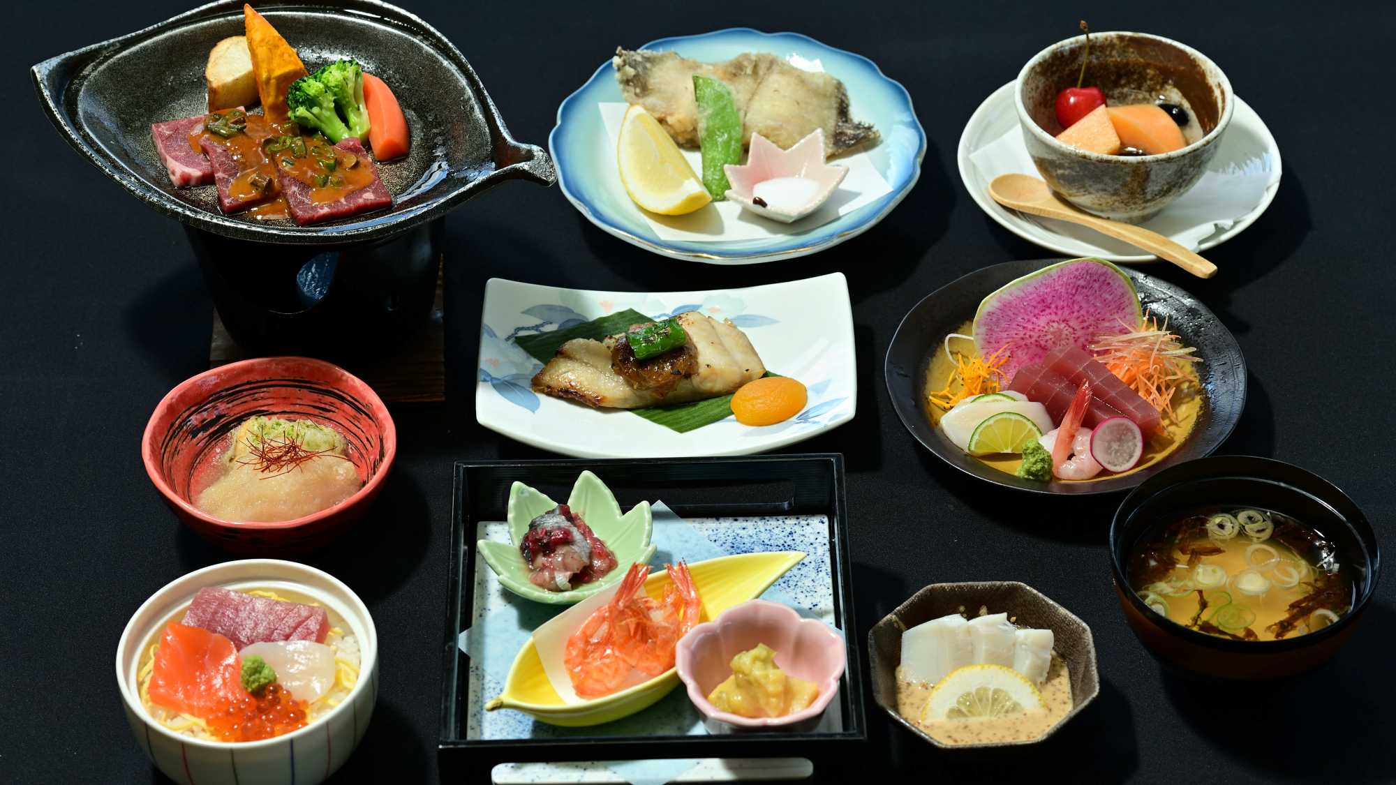 *【緑風会席】職人技が光る四季折々の料理をリーズナブルにお召し上がりいただける「緑風会席」