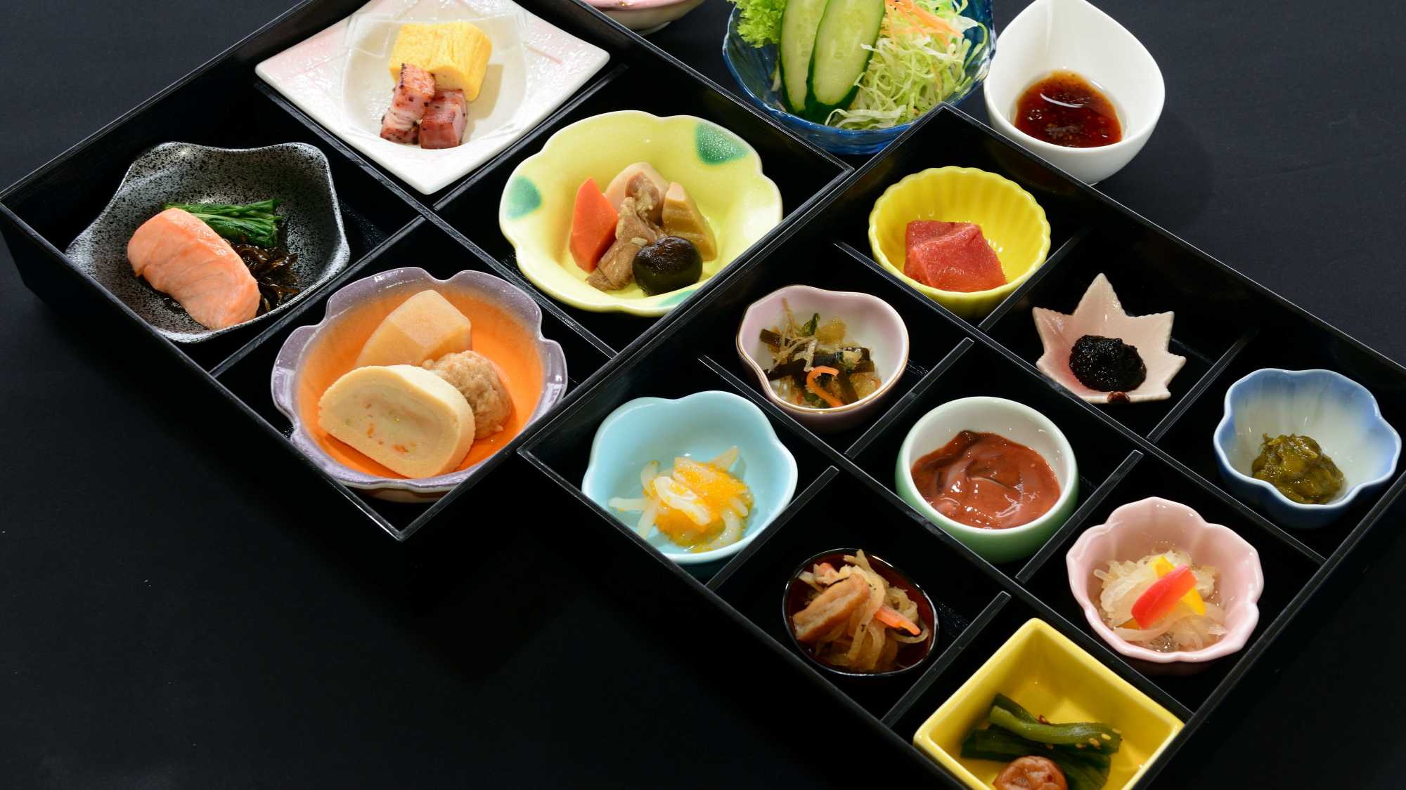 *【朝食】新十津川町産『特A』のお米「ななつぼし」に合うおかずを取り揃えた朝食膳