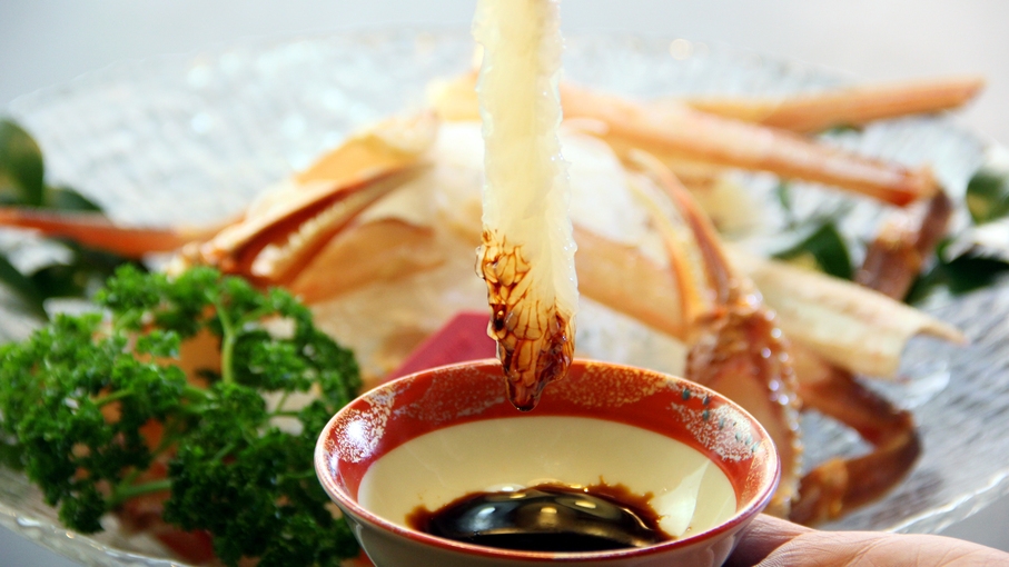 【日帰り昼食◇松葉ガニ】お1人様2匹♪≪かに刺し付き≫得々プラン♪