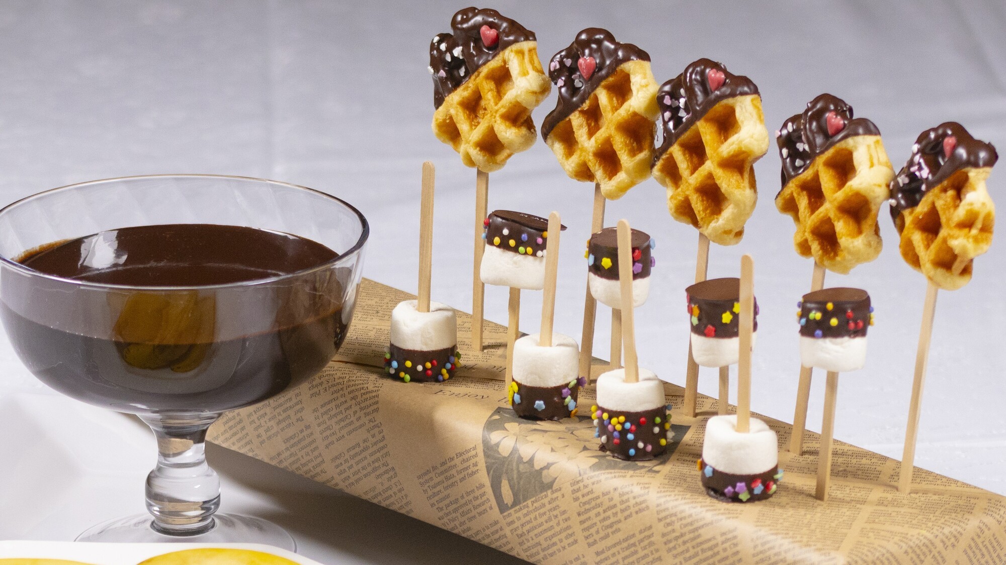 チョコフォンデュ