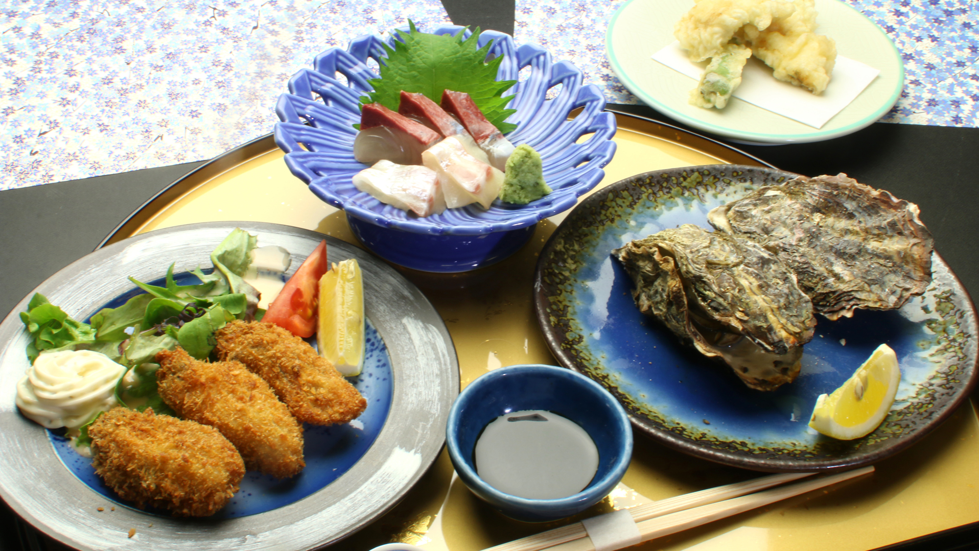 宮島の冬の名物と言えば&hellip;カキですよ♪【冬季限定】牡蠣フルコース♪