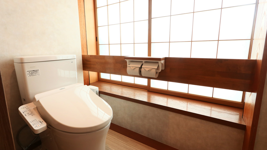 リニューアル客室◆各部屋にトイレ・洗面がついています