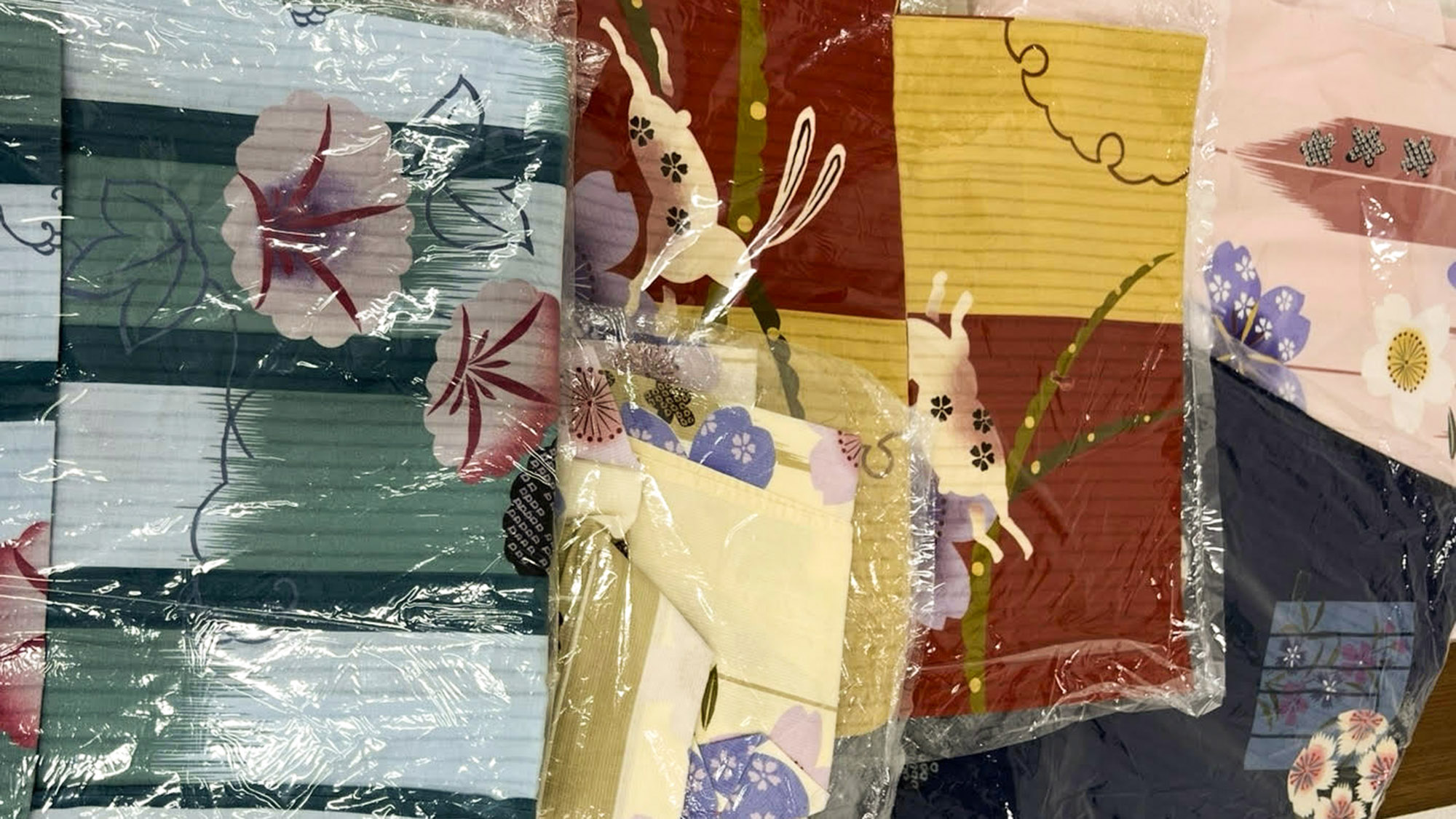 ・【彩り浴衣一例】チェックインの際に数種類の中から浴衣・帯をお選びください