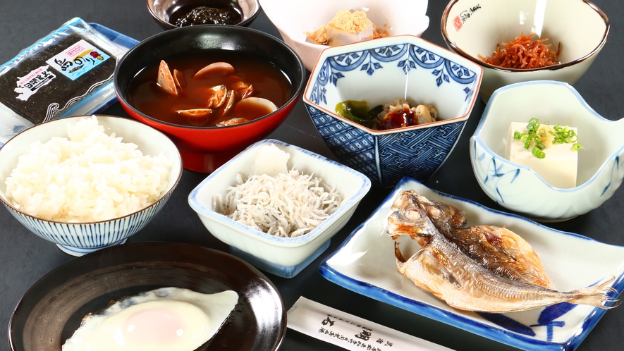 【お食事】朝食一例･民宿ならではの和朝食をどうぞ