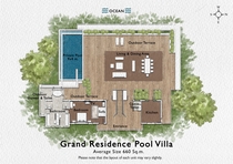 Grand Residence Pool Villa - Room floor plan