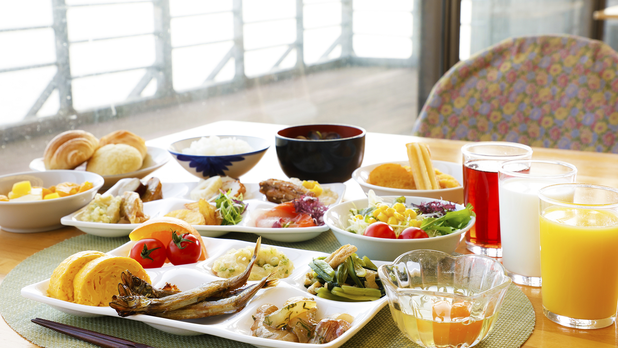 【朝食バイキング】「鳥取・山陰の美味」を詰め込んだお料理