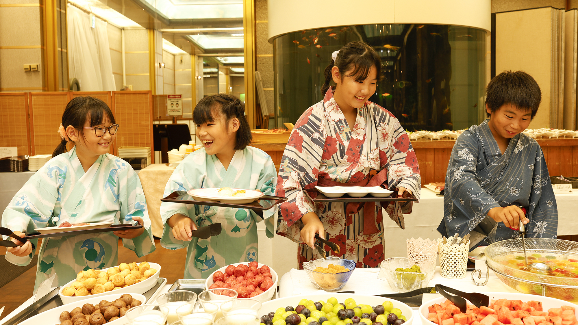 【鳥取グルメバイキング】好みや食べる量が違っても安心♪楽しい家族旅行はバイキングがおすすめ！