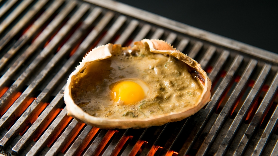 カニ味噌甲羅焼き