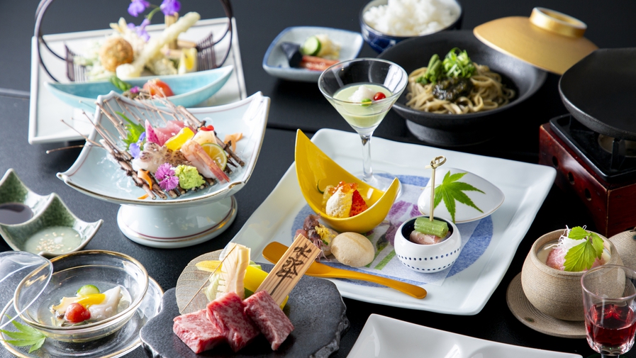【 地元産水沢牛の鉄板焼き】スタンダード会席