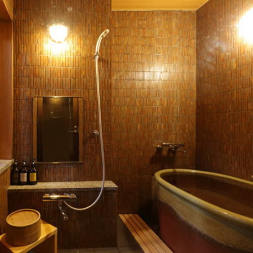 半露天風呂付き客室（部屋指定なし）◆陶器風呂付