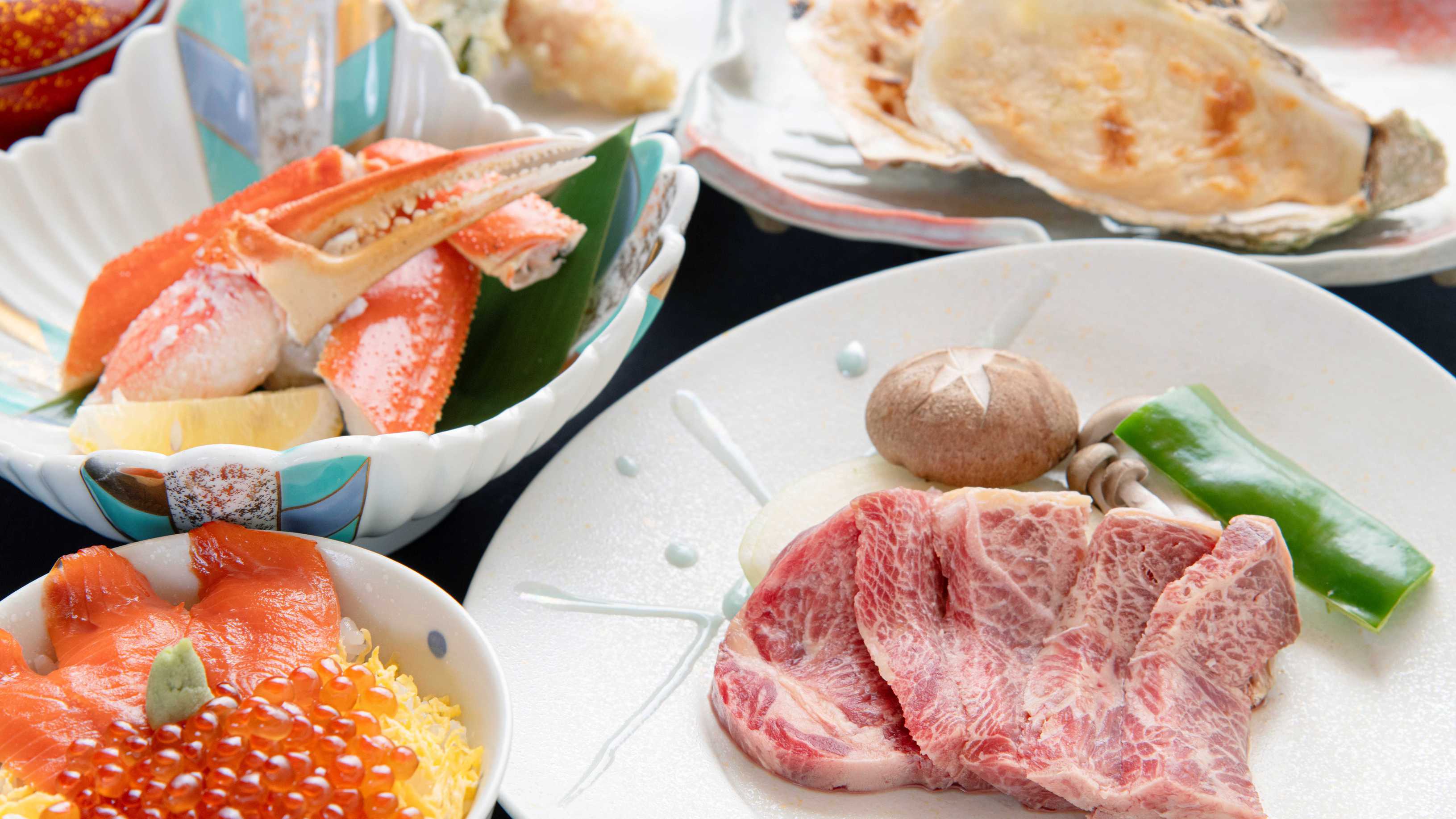 【ディナーコースプラン】当館イチオシのディナーで満腹間違いなし★朝食はバイキング♪/2食付