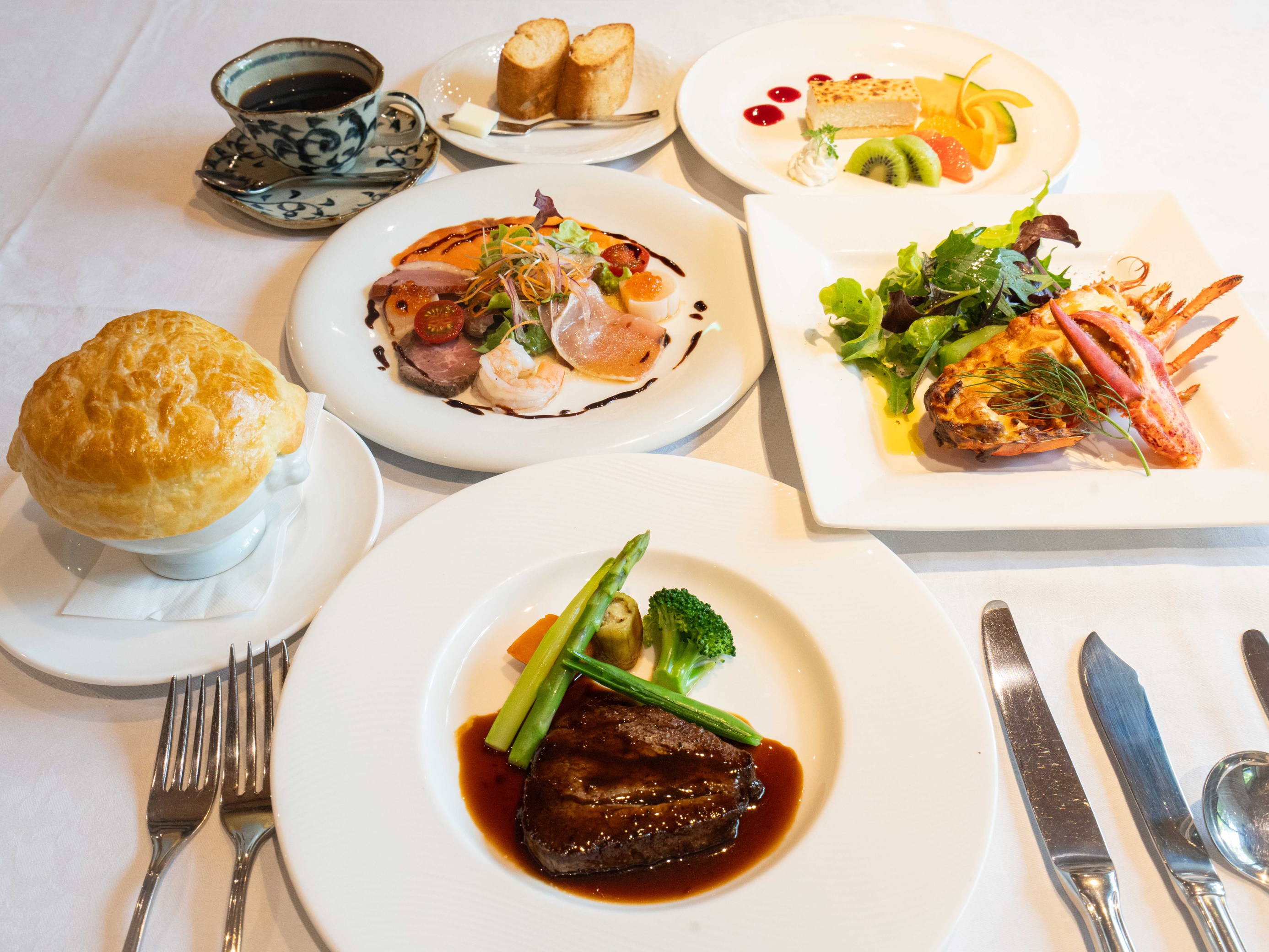グレードアッププラン♪贅沢に牛フィレ肉とオマール海老のコースプラン　一泊二食付