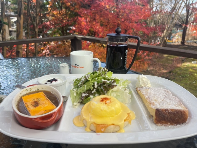 【朝食】軽井沢で人気の「エロイーズカフェ」のワンプレート朝食