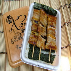 ハセガワストアさん（豚肉だけど。。）やきとり弁当ｗ　最寄りのハセストさんは車で約3分！