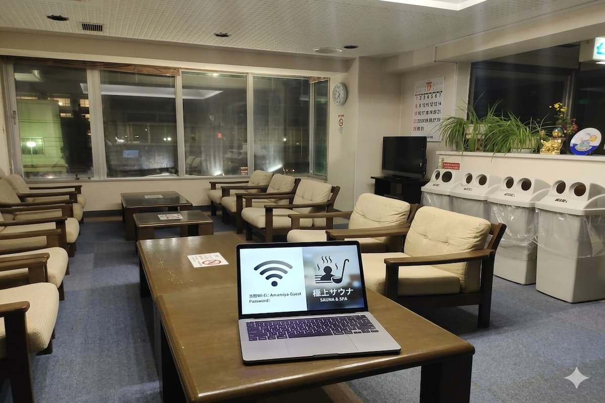 各階にWi-Fi完備（高速無料Wi-Fi 6導入）