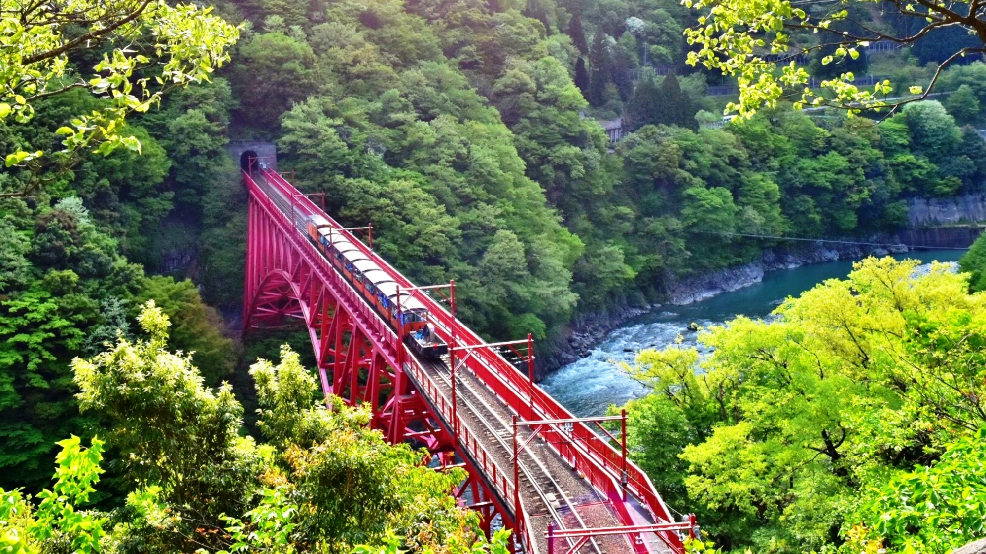 【周辺観光】黒部峡谷トロッコ電車（宇奈月駅まで車で50分）