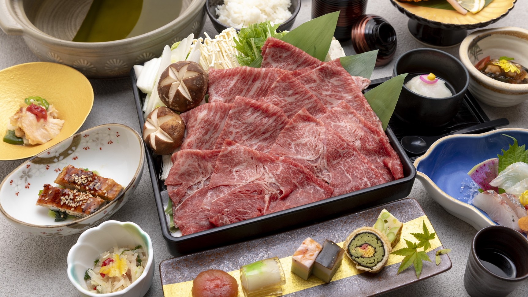 【肉質４等級以上】おおいた和牛のしゃぶしゃぶ会席プラン♪