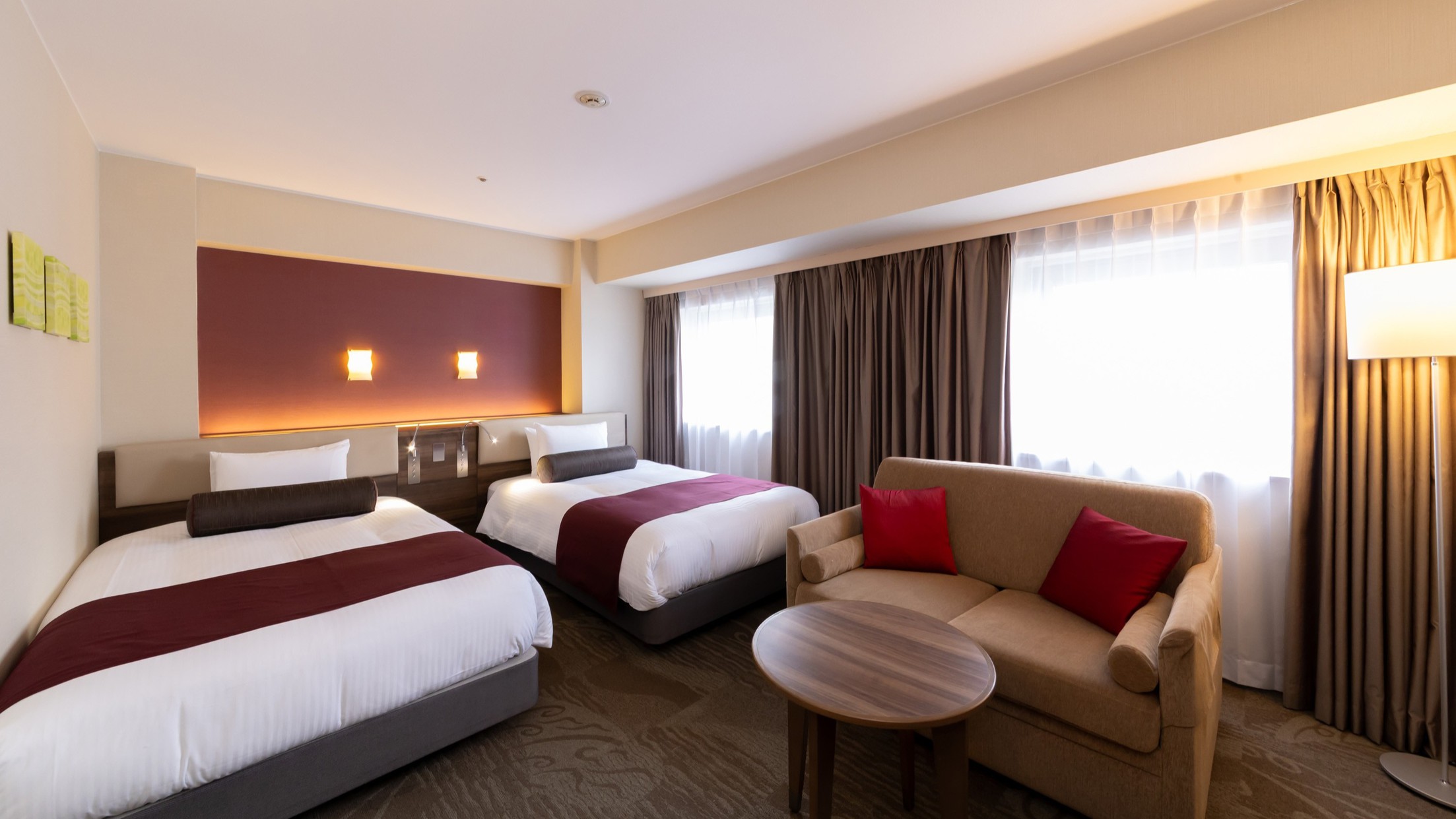 【EXデラックスツイン】30㎡ / ベッド幅120㎝