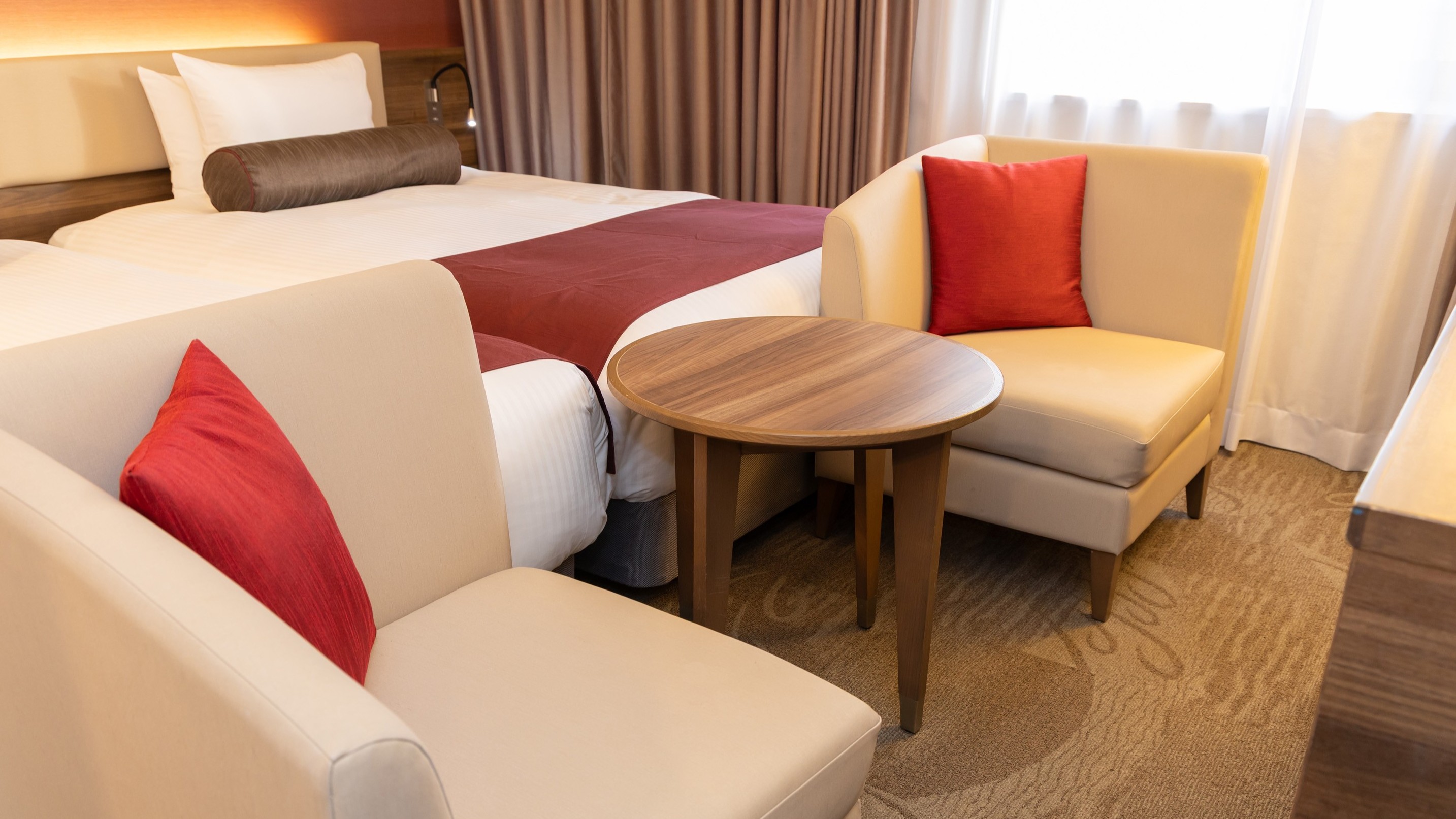 【EXスーペリアツイン】23㎡ / ベッド幅120㎝