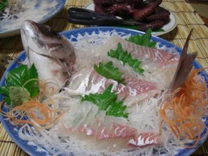 鯛刺身料理