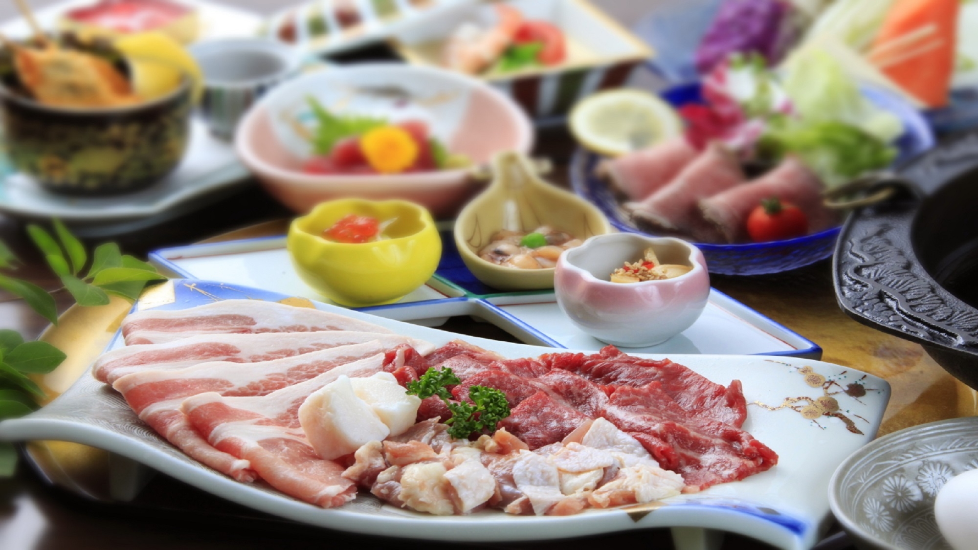 お土産付！【信州３大土産付（大人１名様毎に）】と【信州蓼科牛、信州豚、信州ハーブ鶏】信州御膳