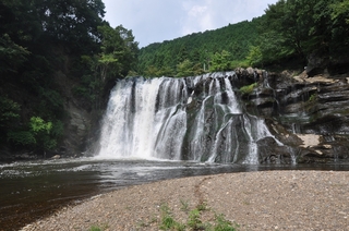 竜門の滝（近くから）