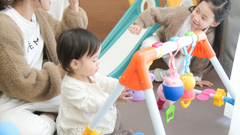 お子様も夢中になる設備がございます！
