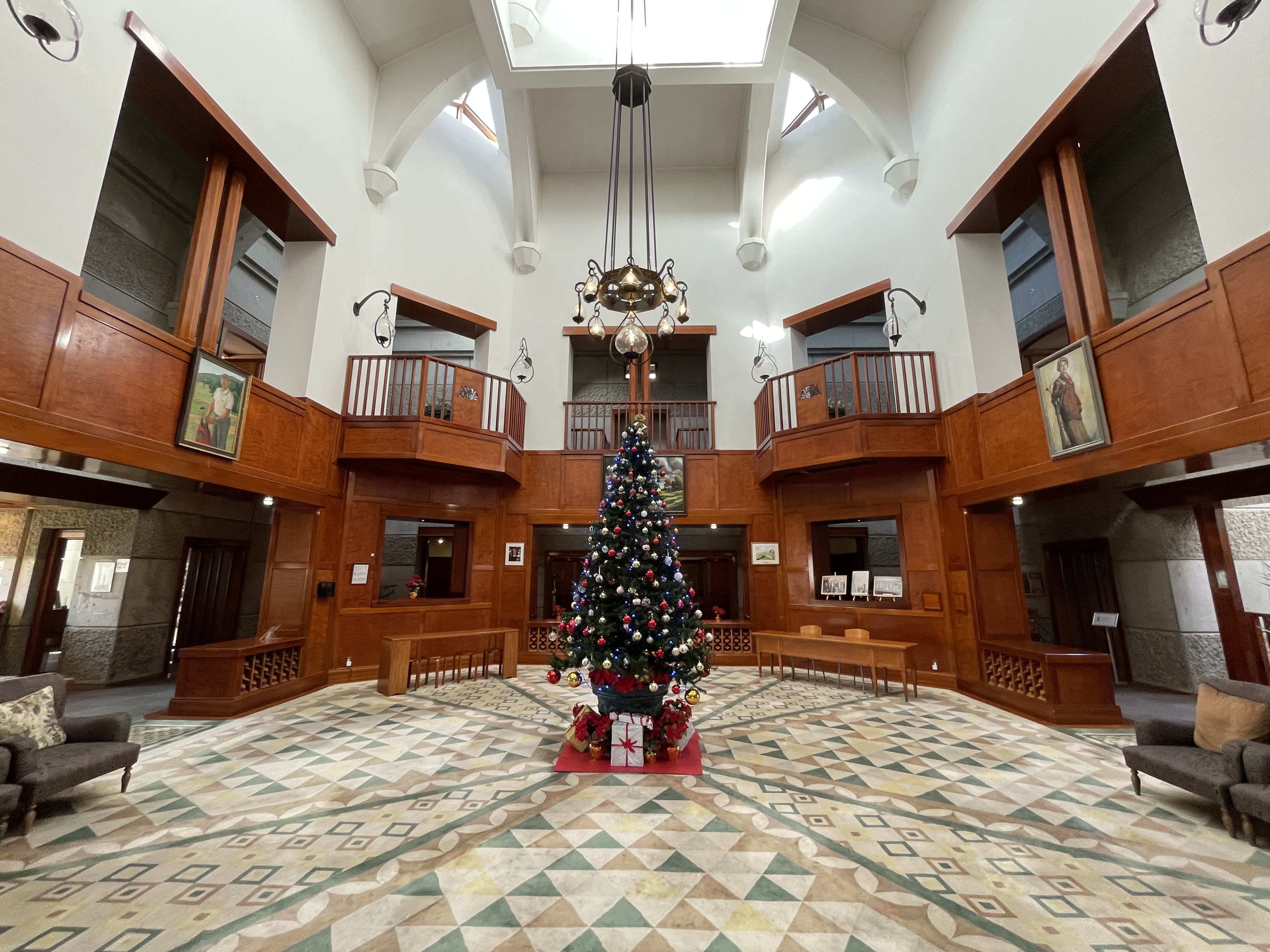 １２月限定のクリスマスツリー