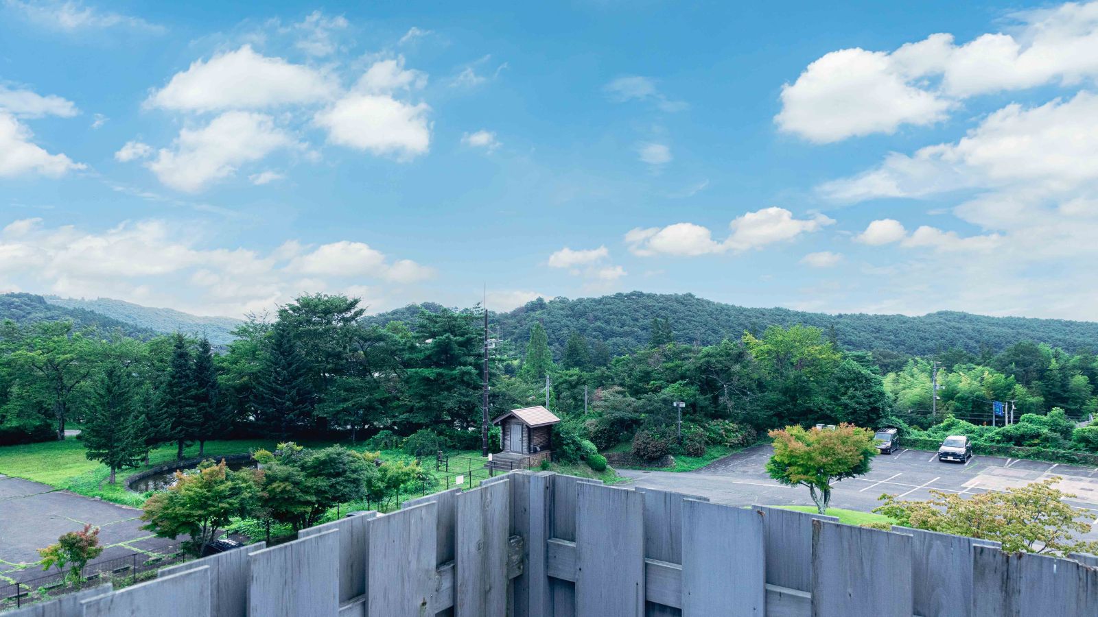 客室露天風呂　眺望