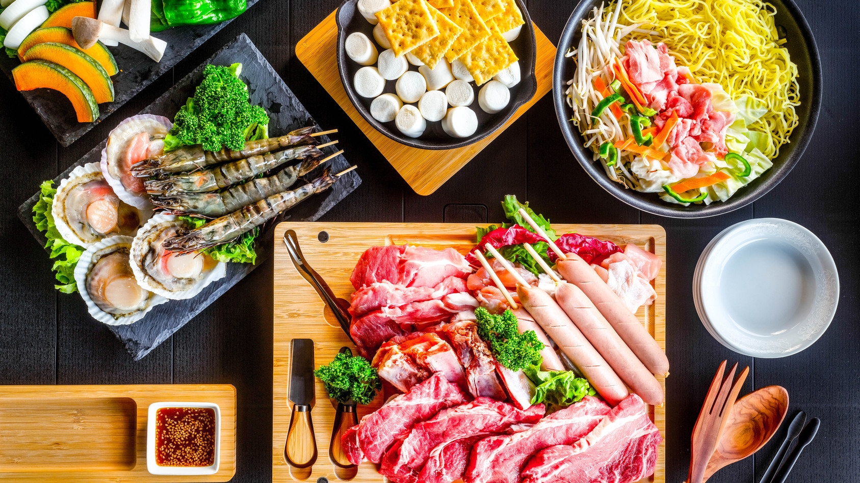 【手ぶらでBBQ】三陸の夏満喫！開放的なテラスで楽しむBBQ＆ビュッフェ＆フリードリンク付き