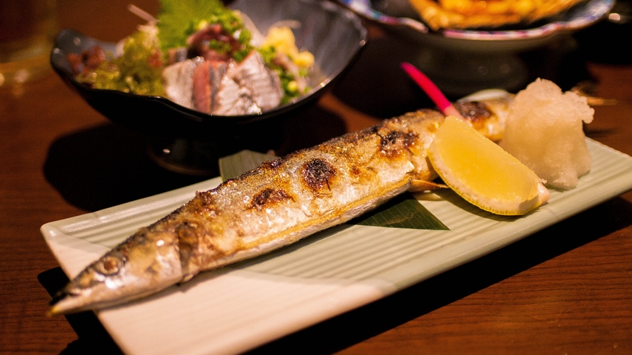 【秋限定】秋刀魚の塩焼き
