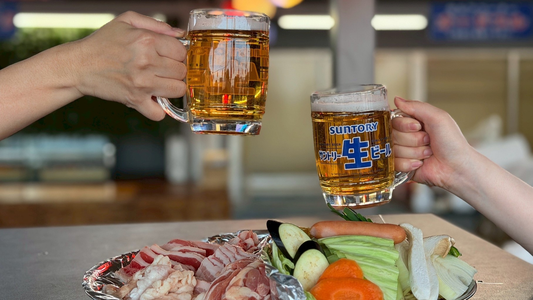 【男性専用】お得★夏季限定！ビアガーデンセットプラン（飲み放題）☆温泉付き