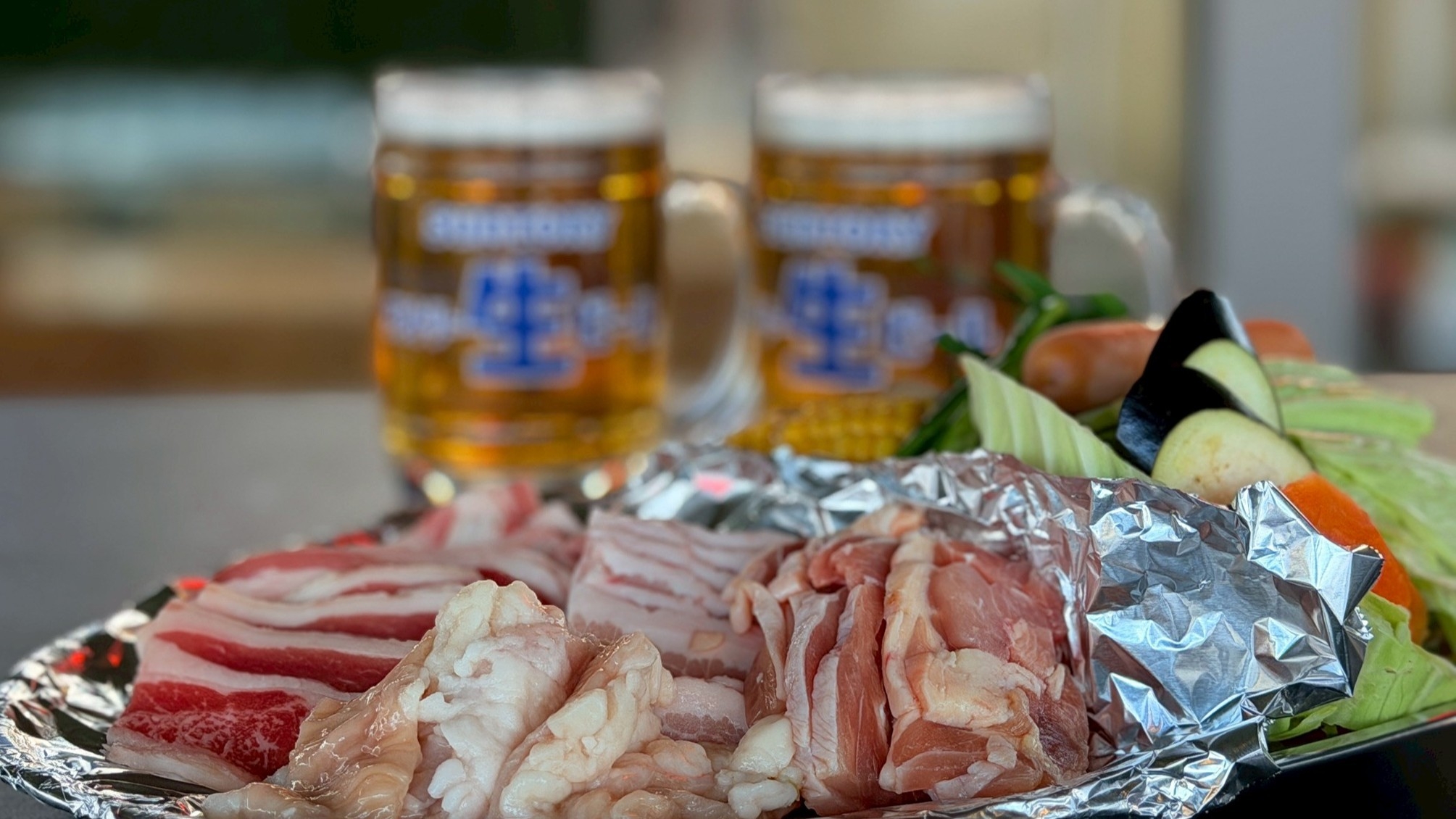 【男性専用】お得★夏季限定！ビアガーデンセットプラン（飲み放題）☆温泉付き
