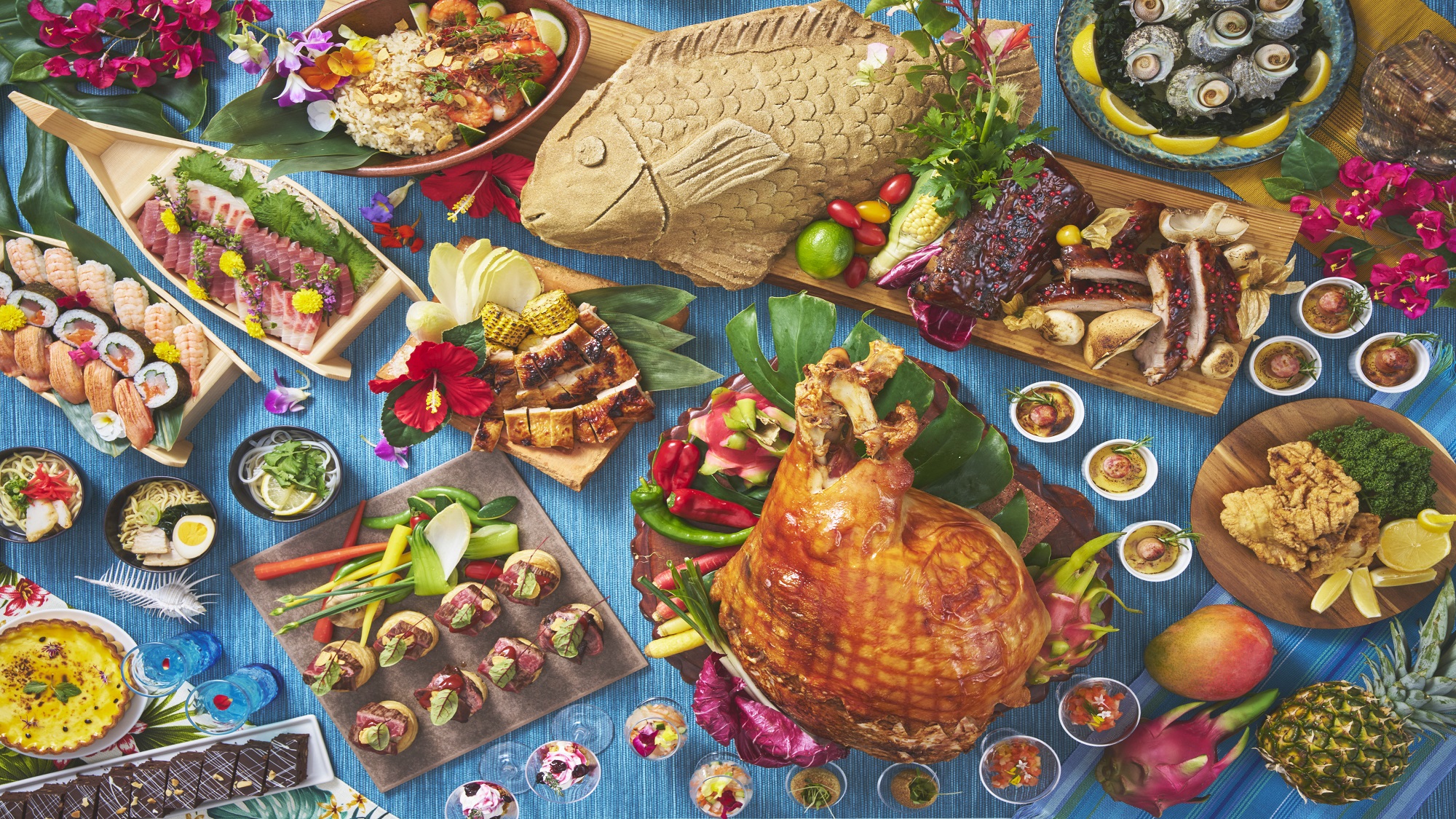 【2025年7月～9月】 ハワイアン&琉球料理ディナービュッフェ