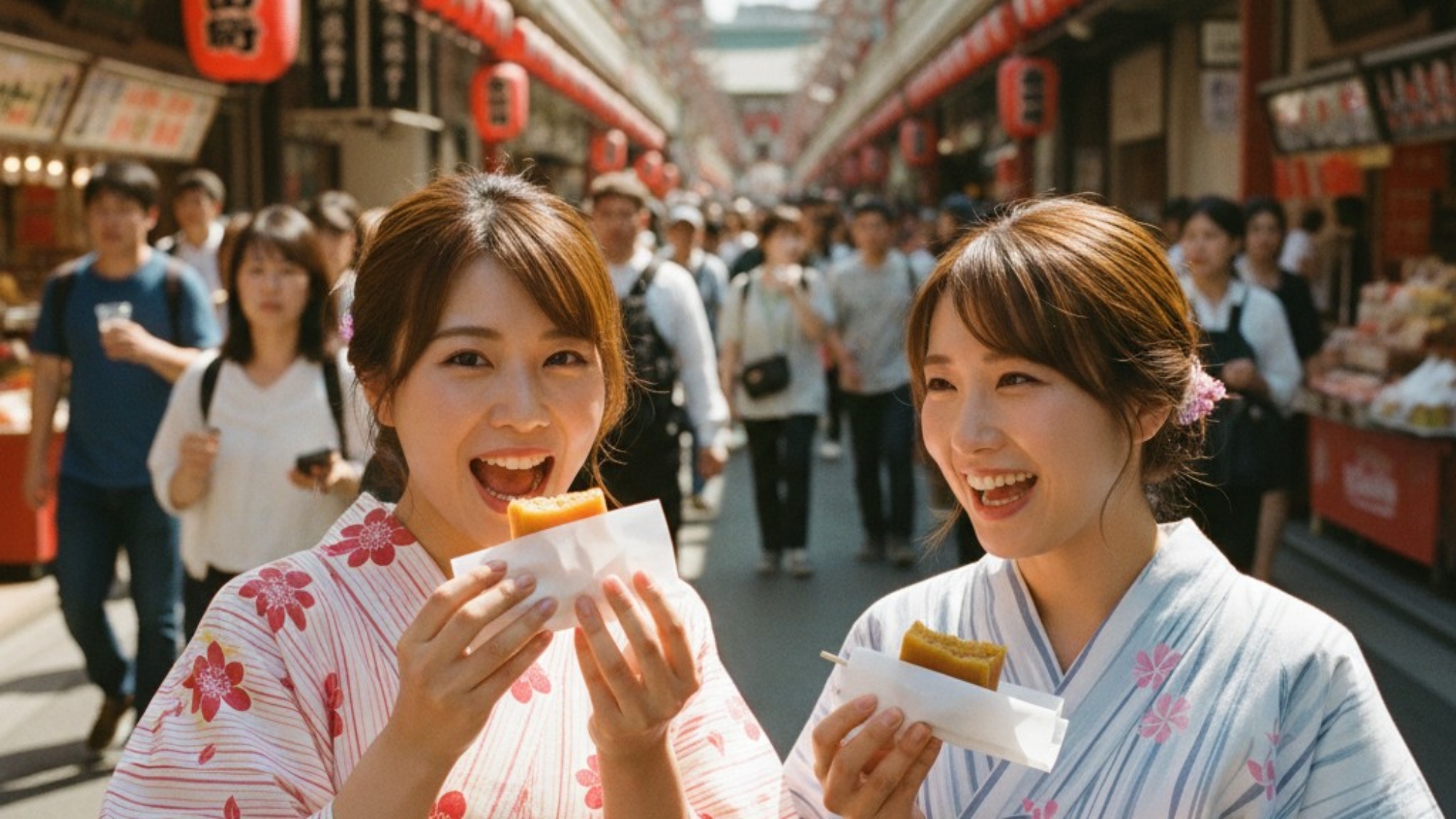 浅草に来たら「芋ようかん」を堪能！※イメージ