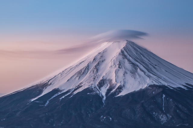 世界遺産の富士山