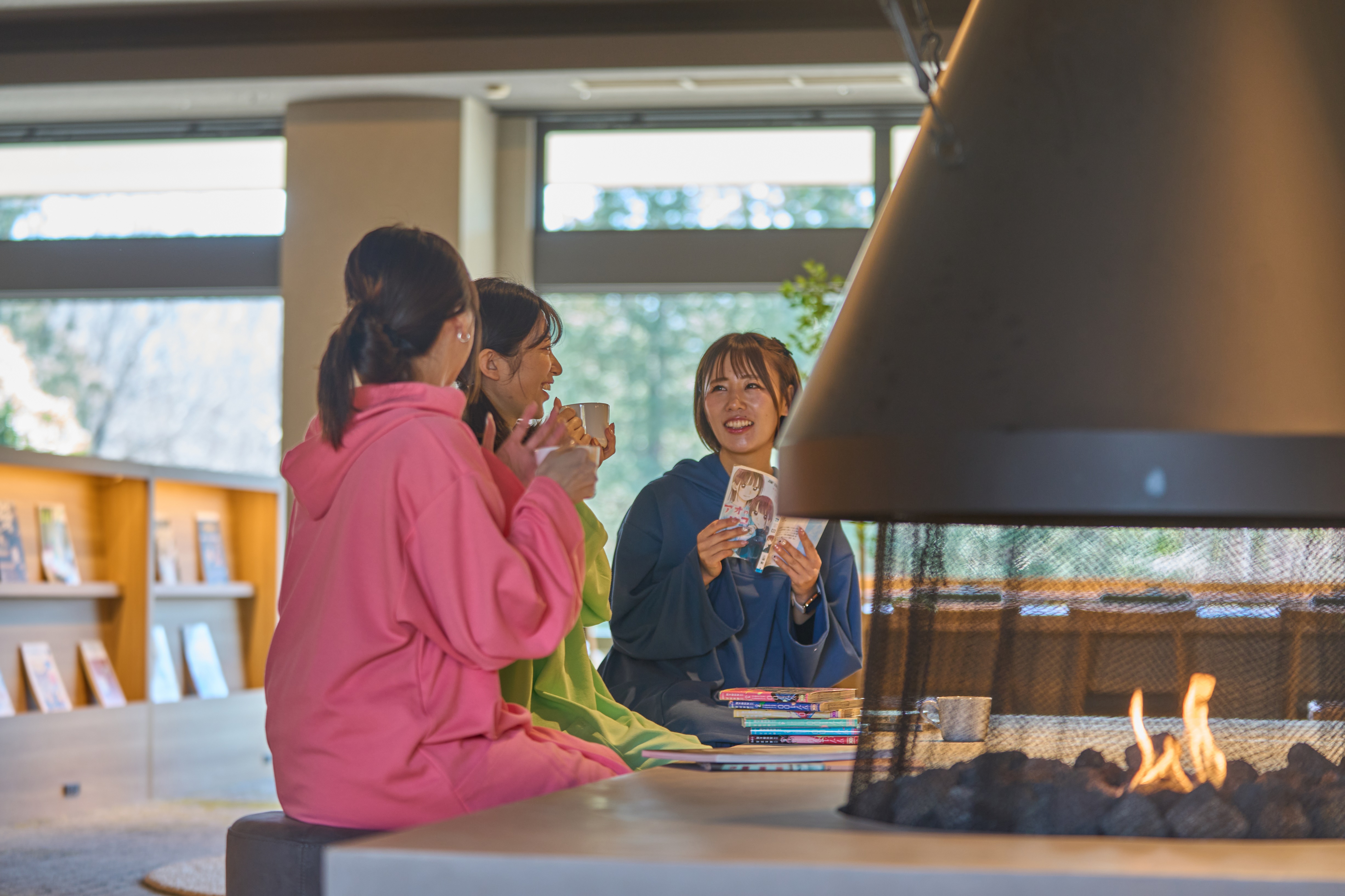おふろcafé暖炉