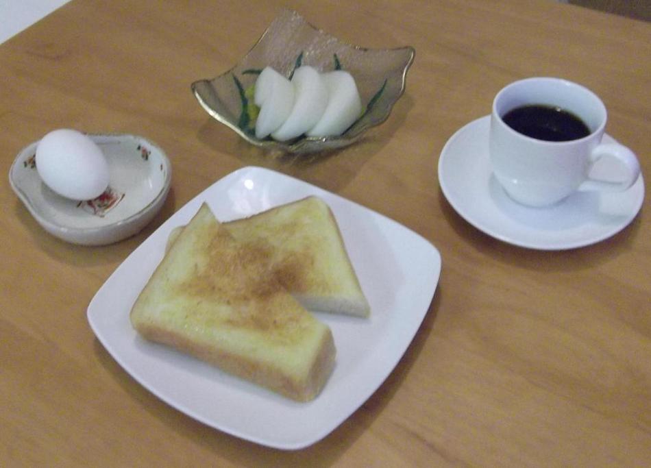 泊り＋軽朝食（トースト、コーヒーor紅茶）（シングル）