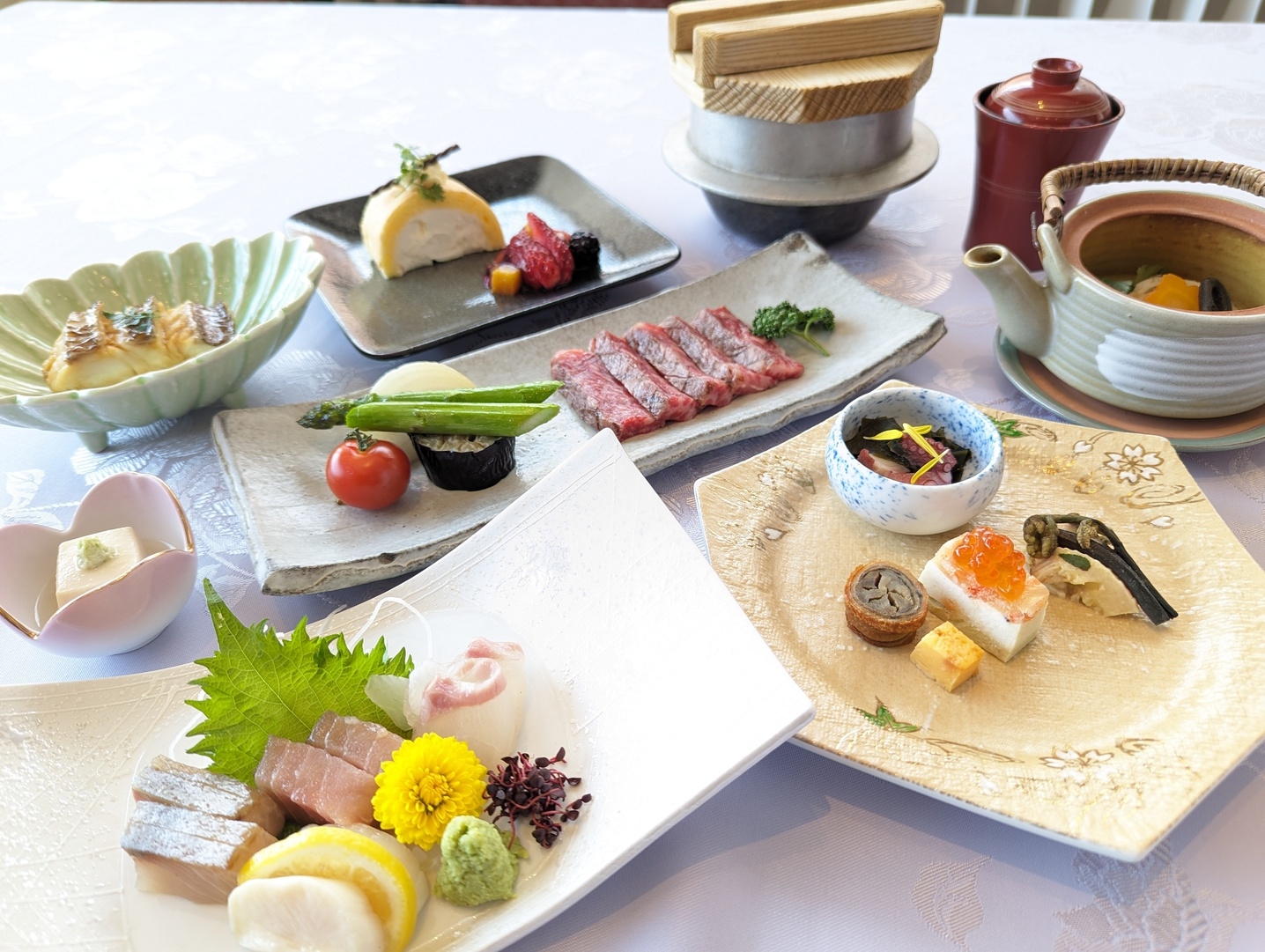 【1泊2食付】シャンドンで味わう四季折々の食材を使用した「ステーキ懐石コース」