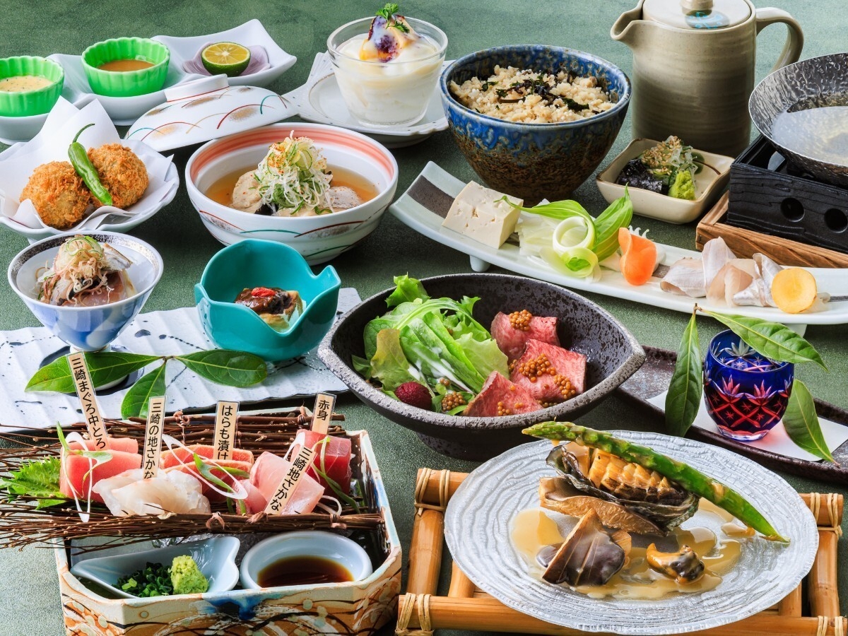 和食会席「旬海」プラン｜季節の味覚を料理長自慢の料理で♪記念日やお祝い旅行に！2食付朝食はバイキング