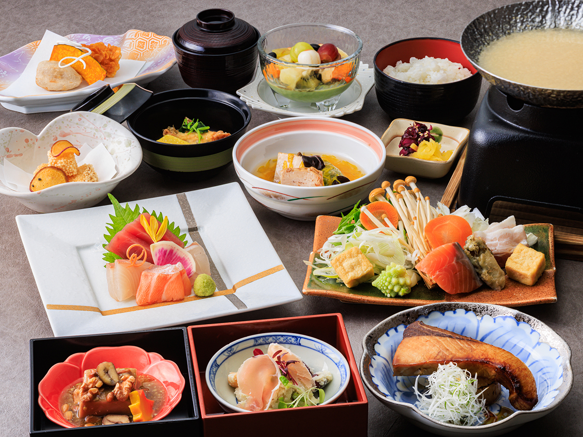 2025年冬の和食会席「荒磯」お料理イメージ