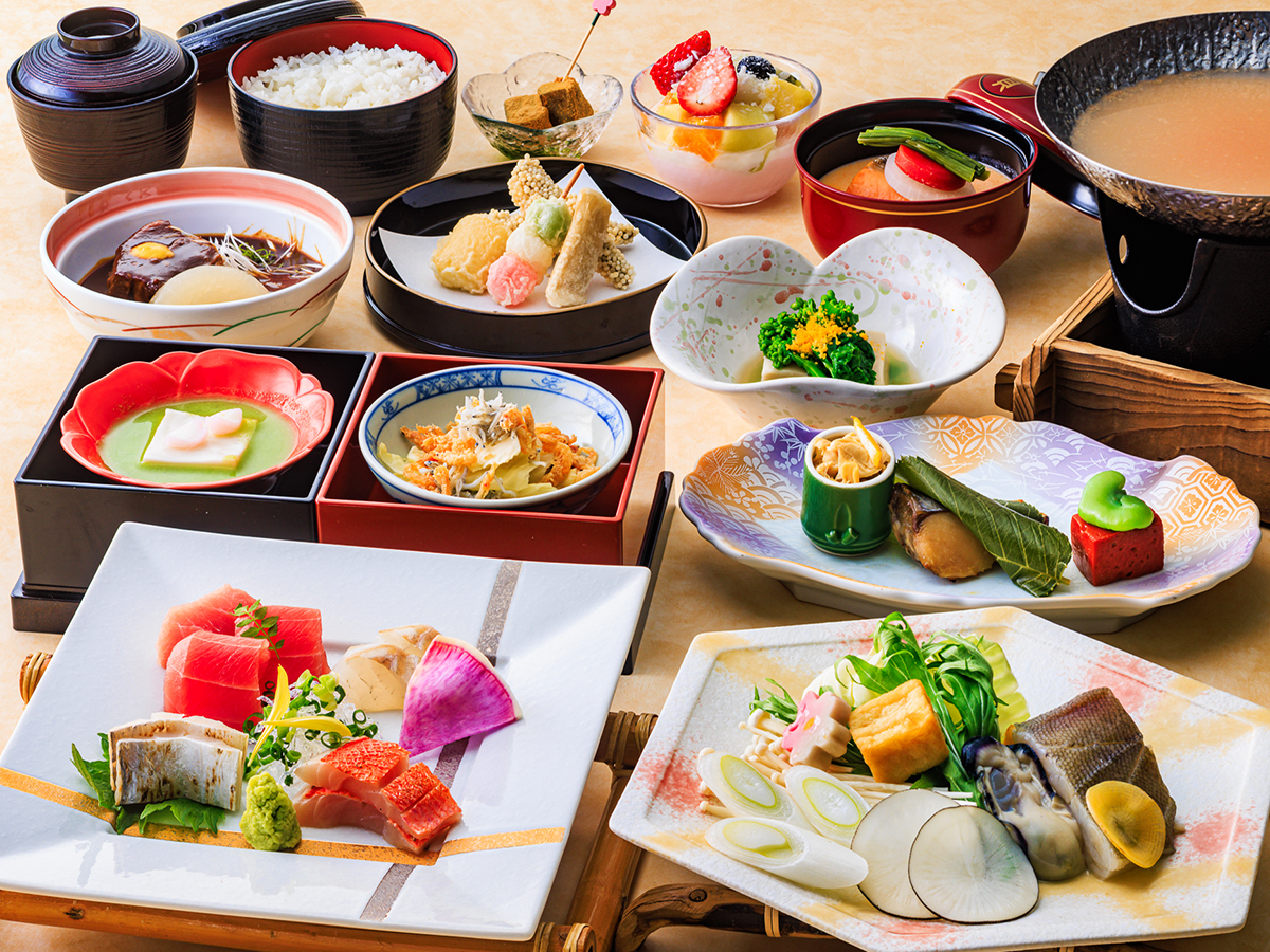 2026年春の和食会席「荒磯」（お料理イメージ）