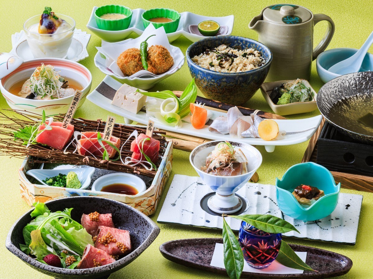 2026年初夏の和食会席・荒磯「三浦尽くし」(お料理イメージ）