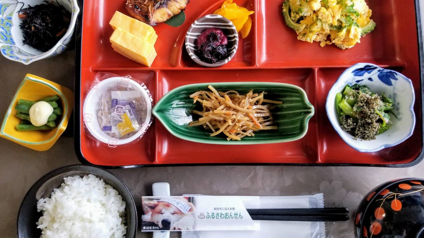 *【朝食一例】つやつや、ふっくら。秋田の朝はやっぱり“あきたこまち”
