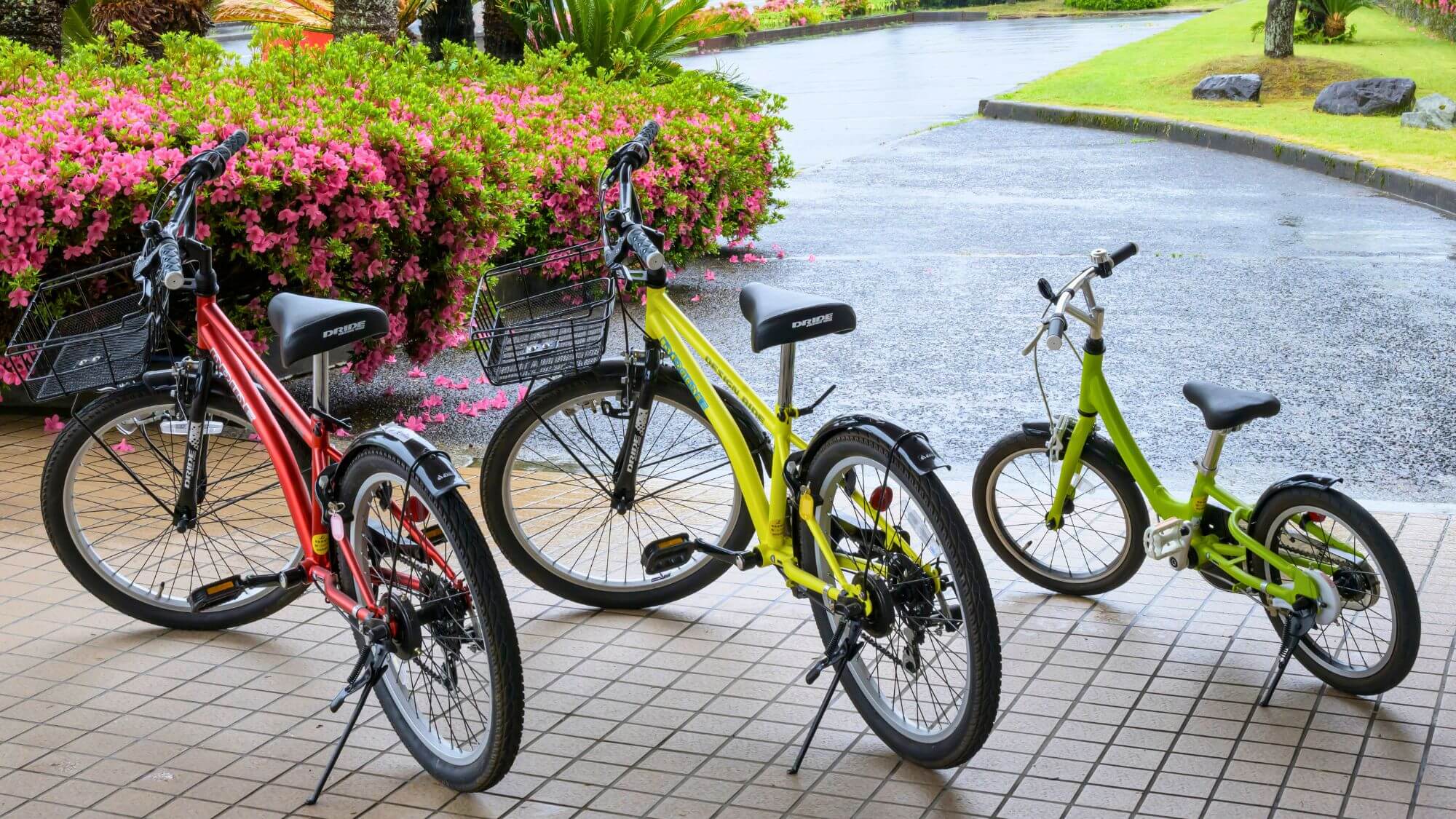 【無料レンタサイクル】電動自転車にクロスバイク、各種サイズや色も取り揃えております！